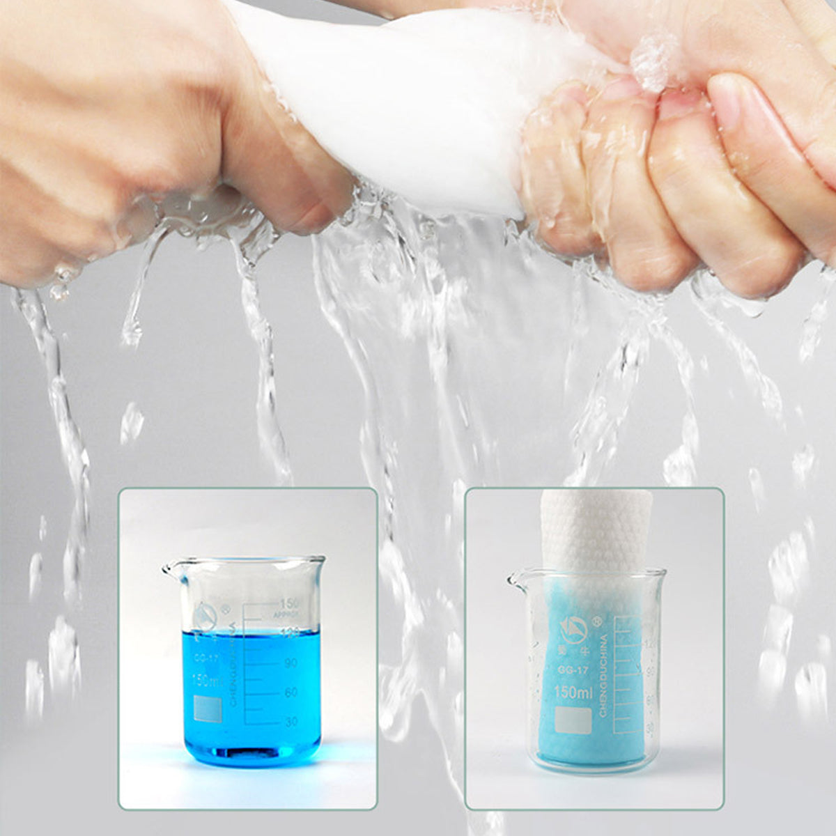 6PCS Thick Disposable Bath Towels Individually Wrapped Large