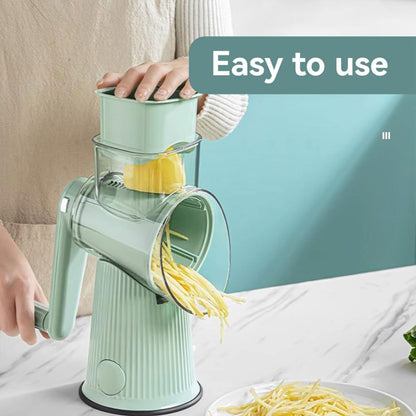 Multifunctional Vegetable Cutter Drum Slicer Kitchen Hand Cranked Grater Tool