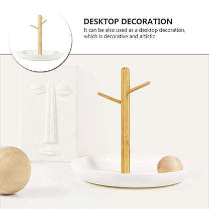 Branch Tray Desktop Storage Organizer Key Holder Rack for Living Room Entryway