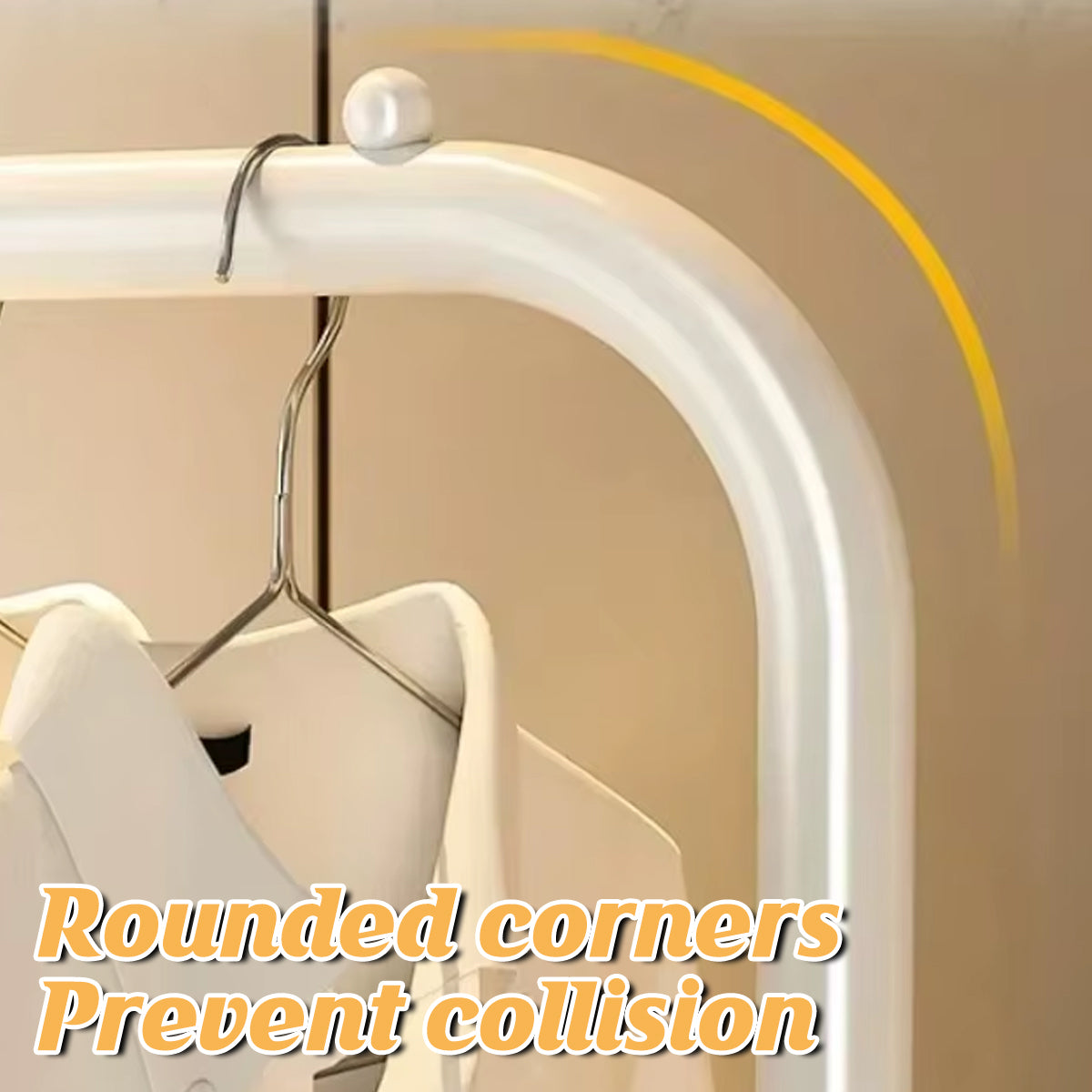 Multipurpose Clothing Rack with Wheels Rolling Wardrobe Organizer for Clothes
