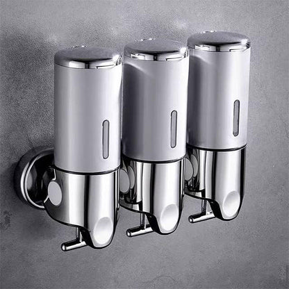 Lever Soap Dispenser Manual Push Shower Gel Hotel Bathroom Use