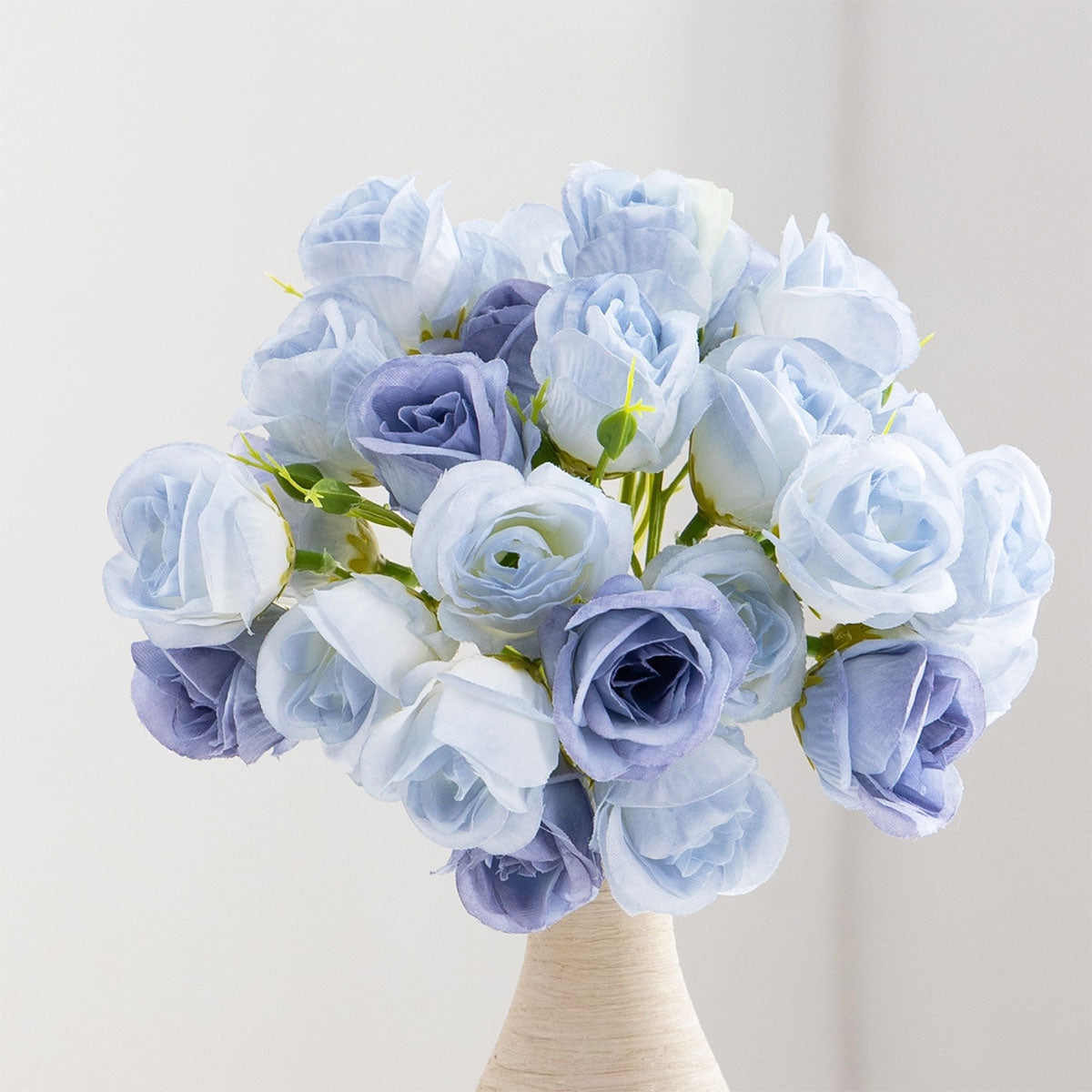 2pcs Artificial Rose Bouquet Valentine's Day Gift Fake Flowers Wedding Decor