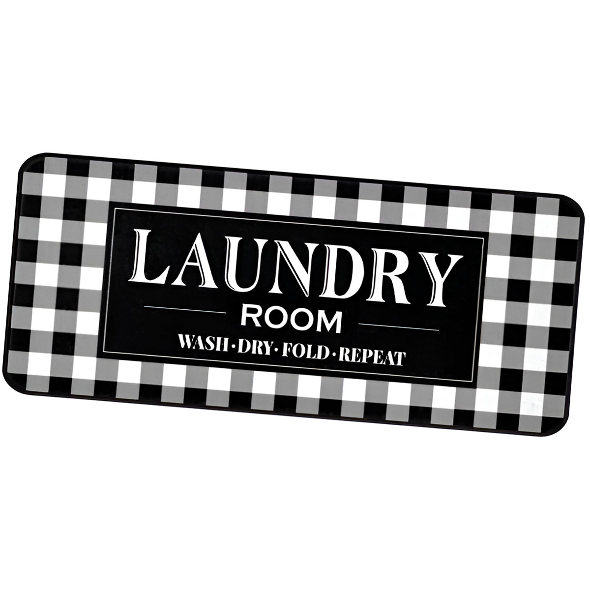 Absorbent Non Slip Mat Graffiti Letter Printed Rug for Bedroom and Entryway AU