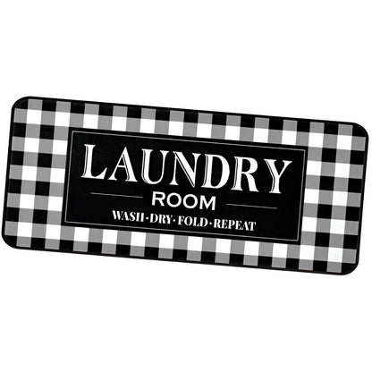 Absorbent Non Slip Mat Graffiti Letter Printed Rug for Bedroom and Entryway AU