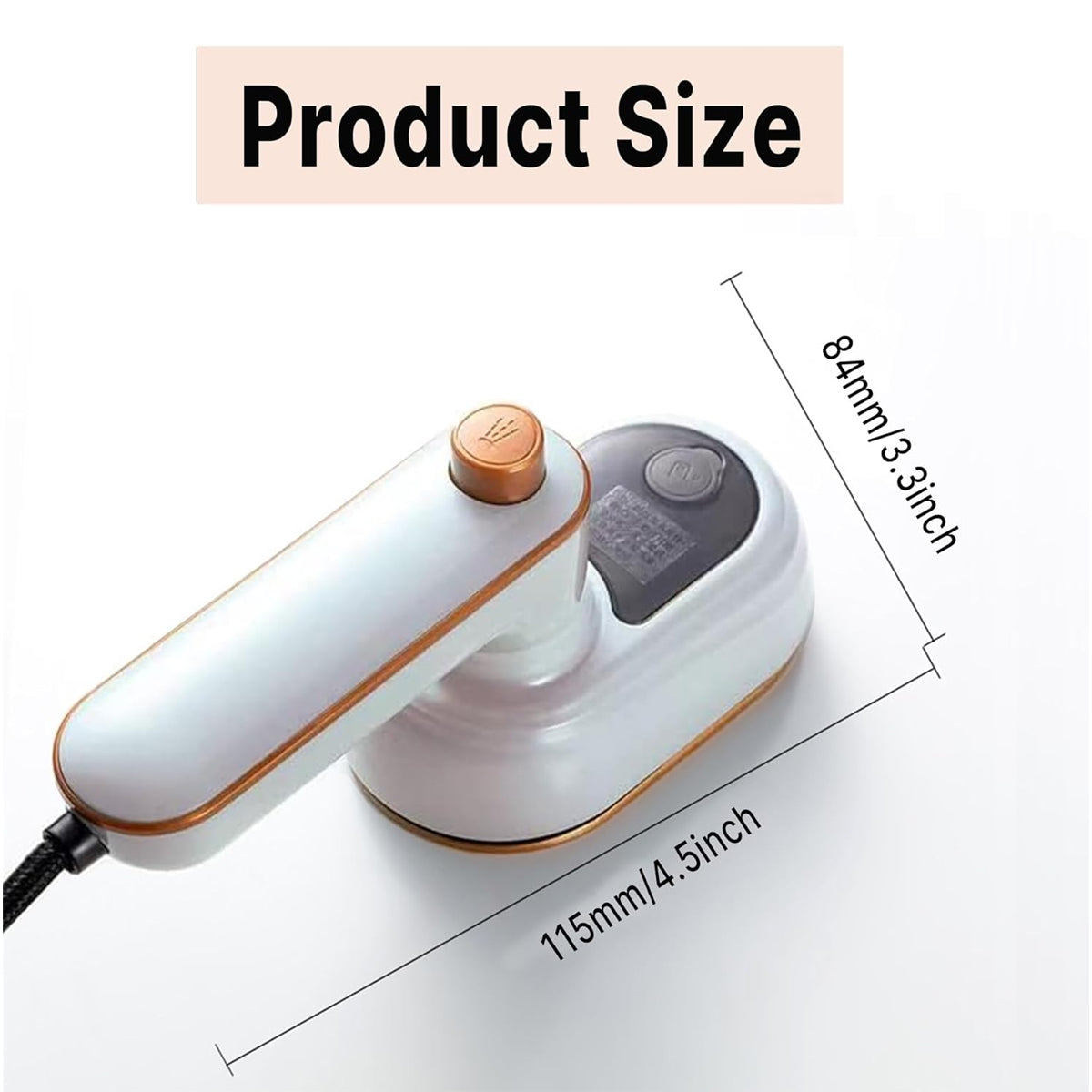 Mini Electric Iron Handheld Rotary Folding Clothes Steamer Home Ironing Machine
