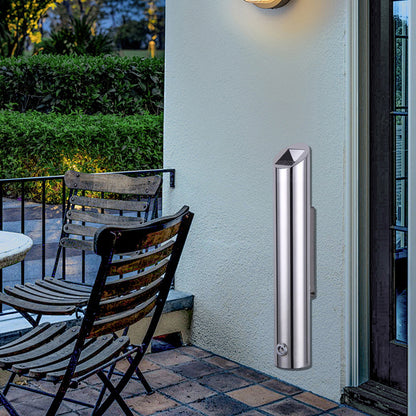 Wall Mounted Ashtray Stainless Steel 1.8L Floor Standing Vertical Trash Bin AU