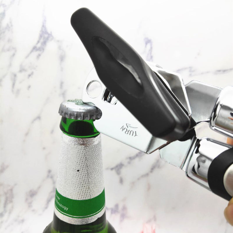 3-in-1 Can and Bottle Opener Stainless Steel Heavy Duty