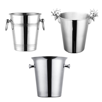 5L Stainless Steel Ice Bucket for Champagne Wine and Bar