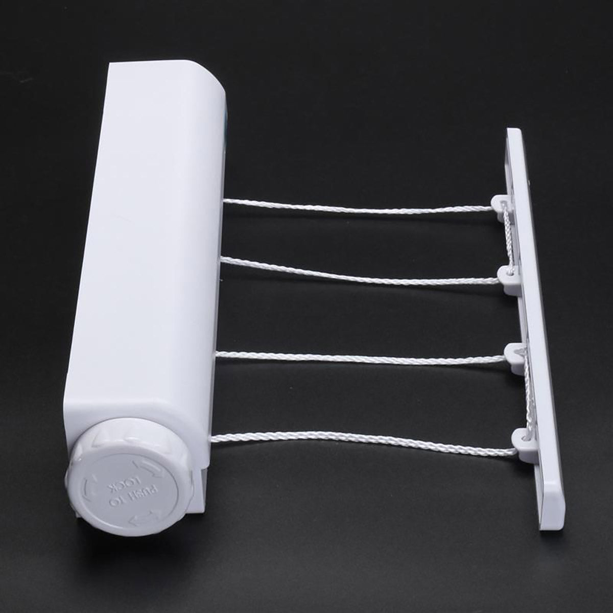 Wall Mounted Clothes Hanger Dryer Clothesline Laundry Washing Line Drying Rack