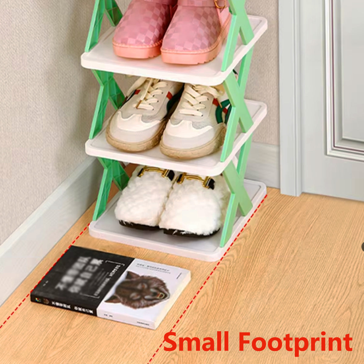 6/7 Tier Shoe Rack Space Saving Small Shoe Cabinet Storage Shelf Organizer AU