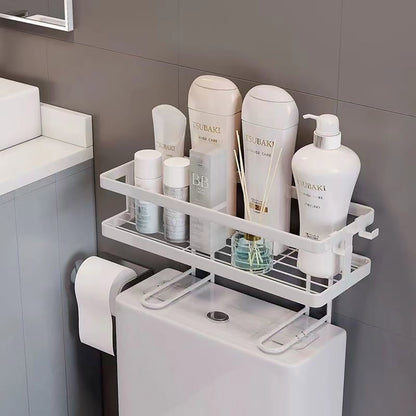Storage Rack 1Tier Space Saver Over The Toilet Steel Bathroom Shelf Organizer AU