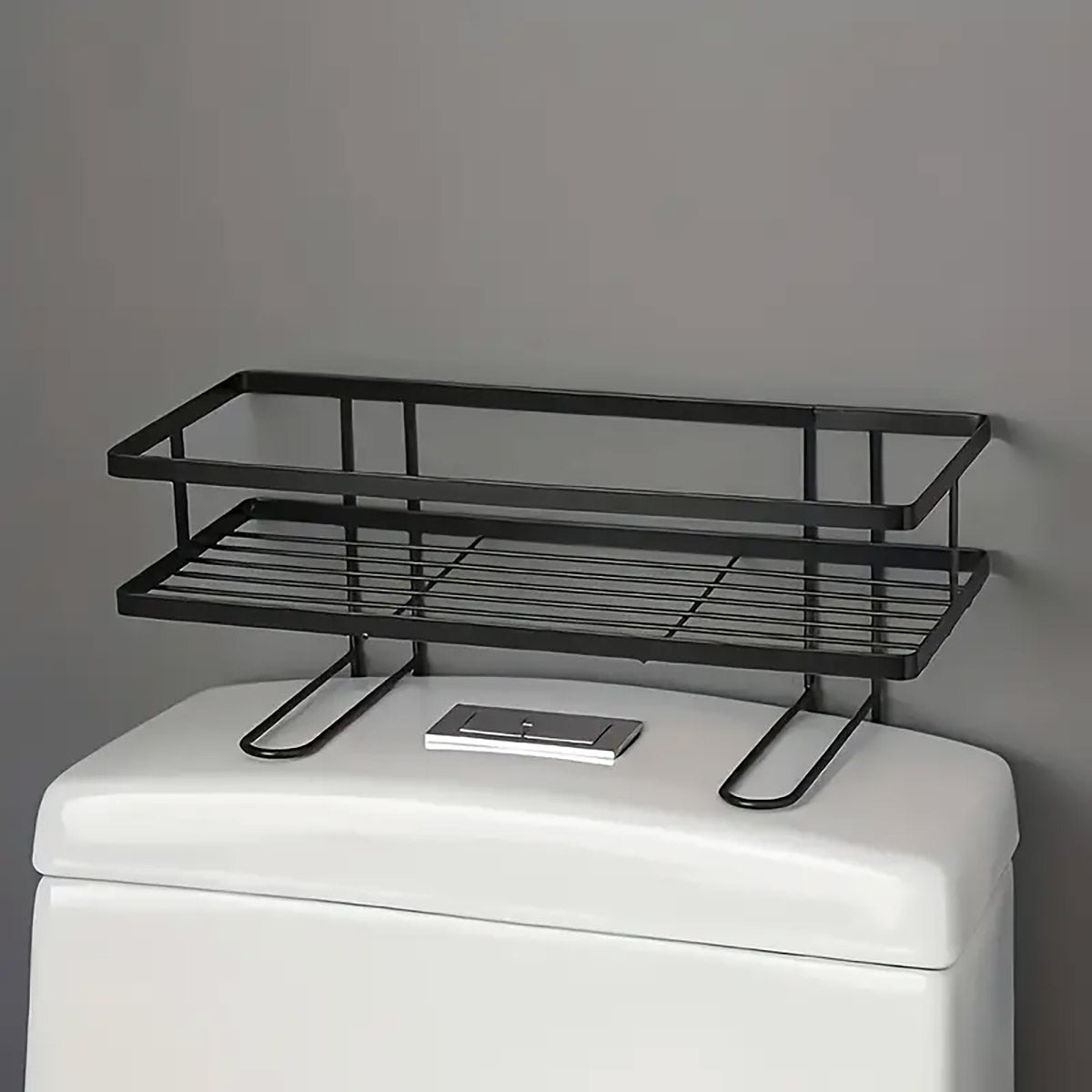 Storage Rack 1Tier Space Saver Over The Toilet Steel Bathroom Shelf Organizer AU