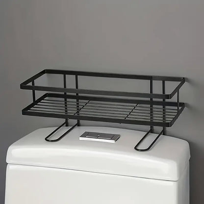 Storage Rack 1Tier Space Saver Over The Toilet Steel Bathroom Shelf Organizer AU