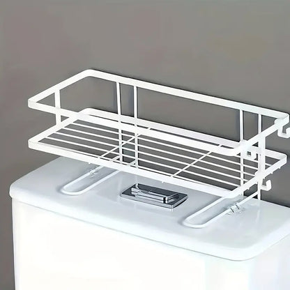 Storage Rack 1Tier Space Saver Over The Toilet Steel Bathroom Shelf Organizer AU