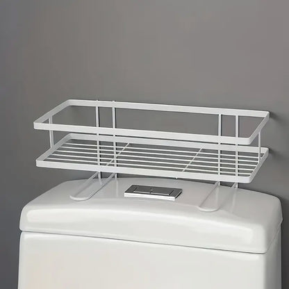 Storage Rack 1Tier Space Saver Over The Toilet Steel Bathroom Shelf Organizer AU