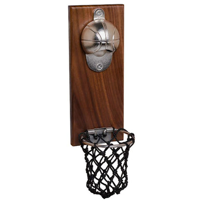 Magnetic Wooden Beer Bottle Opener Football Basketball Wine Opener Refrigerator