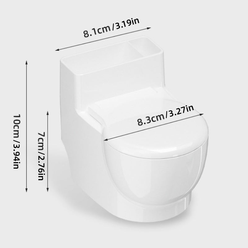 Decorative Toilet-Shaped Wall-Mounted Ashtray with Lid for Home