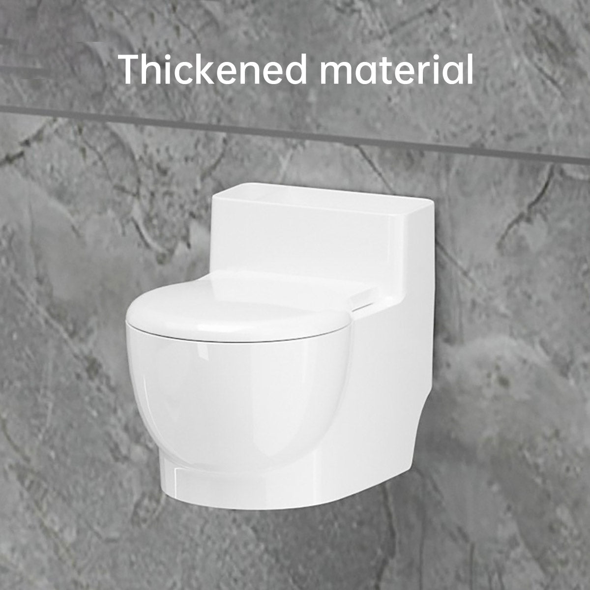 Decorative Toilet-Shaped Wall-Mounted Ashtray with Lid for Home