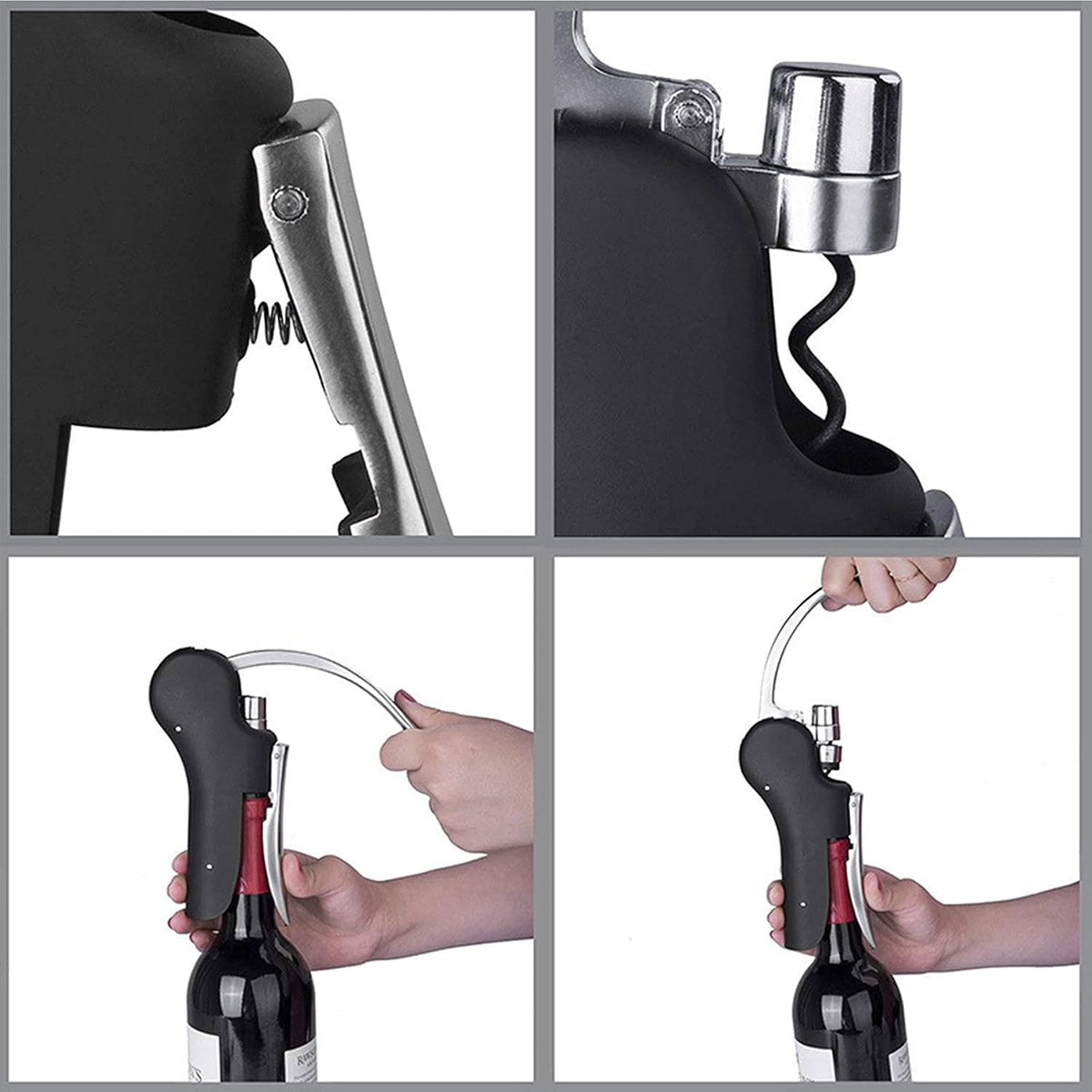 Goose Shaped Wine Bottle Opener Zinc Alloy Quick Corkscrew Bar Kitchen Tool  AU