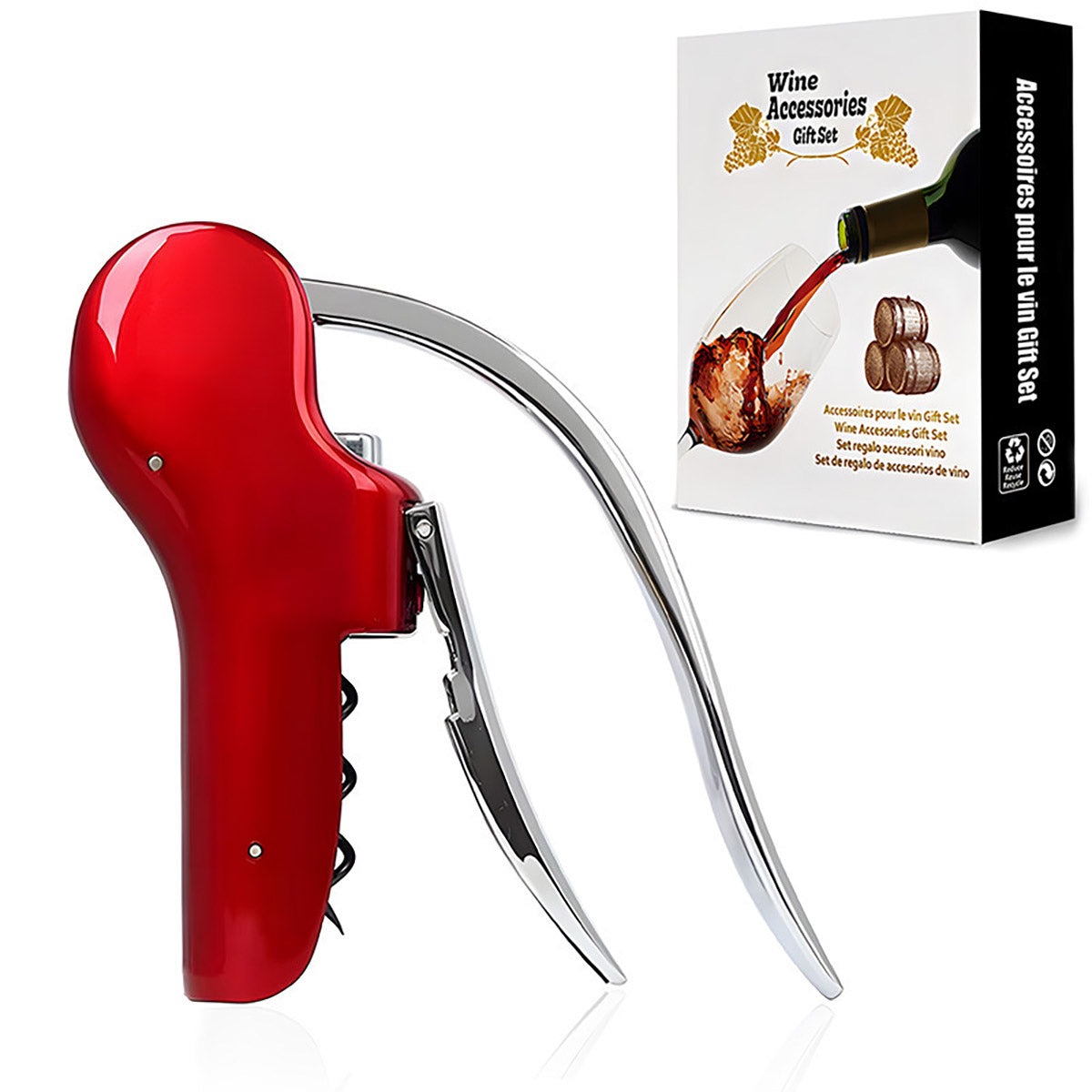 Goose Shaped Wine Bottle Opener Zinc Alloy Quick Corkscrew Bar Kitchen Tool  AU