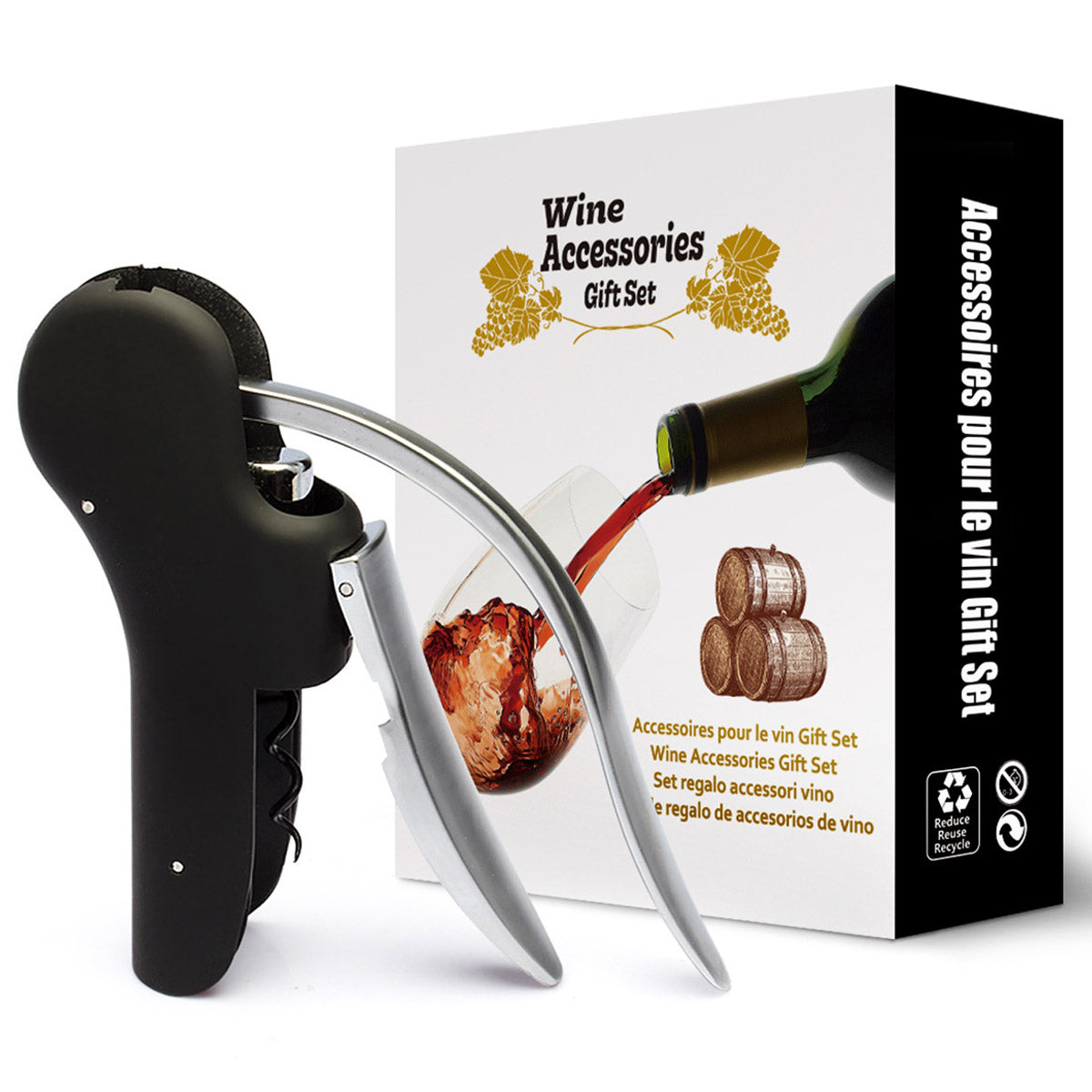 Goose Shaped Wine Bottle Opener Zinc Alloy Quick Corkscrew Bar Kitchen Tool  AU
