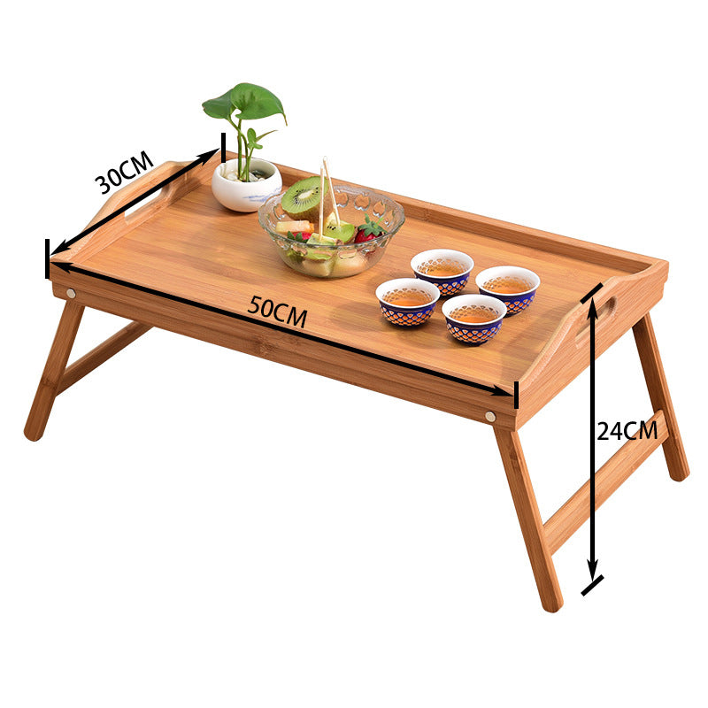 Bamboo Folding Lap Tray for Tea Coffee Breakfast in Bed
