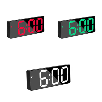 LED Digital Alarm Clock Large Display Dual Power Options Home Office Decor AU