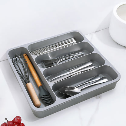 Expandable Cutlery Drawer Organizer Adjustable Kitchen Utensil Tray