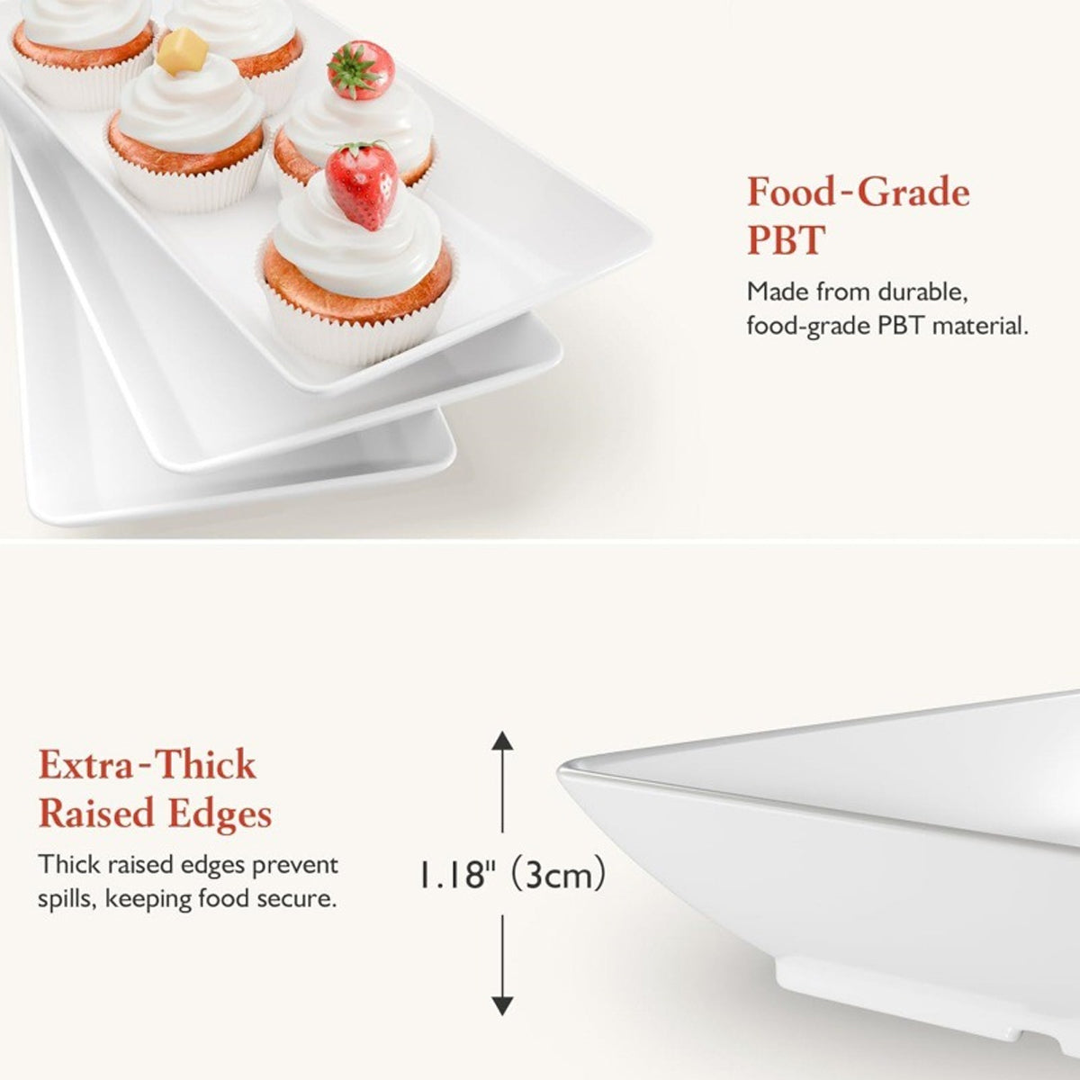 3 Tier Food Grade Dessert Display Stand for Party Wedding