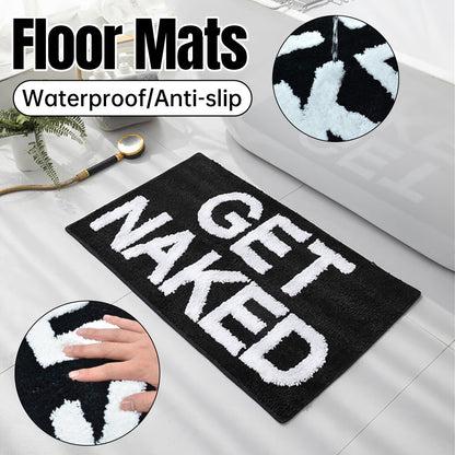 Non-Slip Absorbent Bathroom Floor Mat Soft Washable Rug