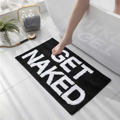 Non-Slip Absorbent Bathroom Floor Mat Soft Washable Rug