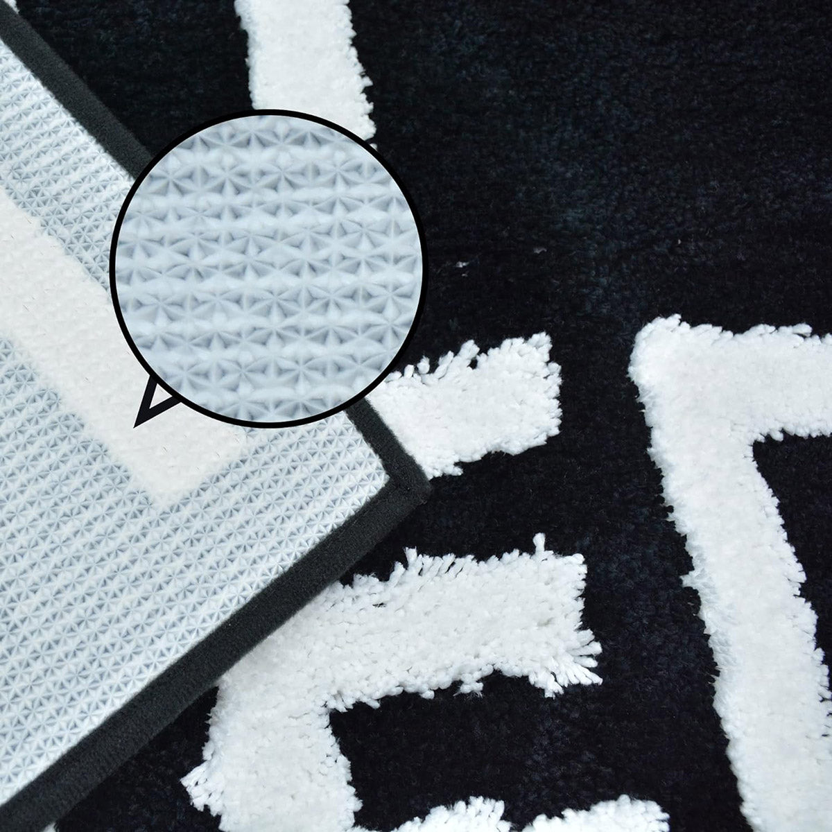 Non-Slip Absorbent Bathroom Floor Mat Soft Washable Rug