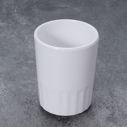 10 Pcs Shatterproof Melamine Tumbler Mugs White Durable