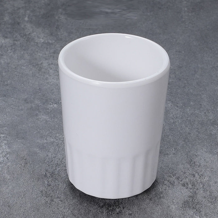 10 Pcs Melamine Tumblers with White Finish