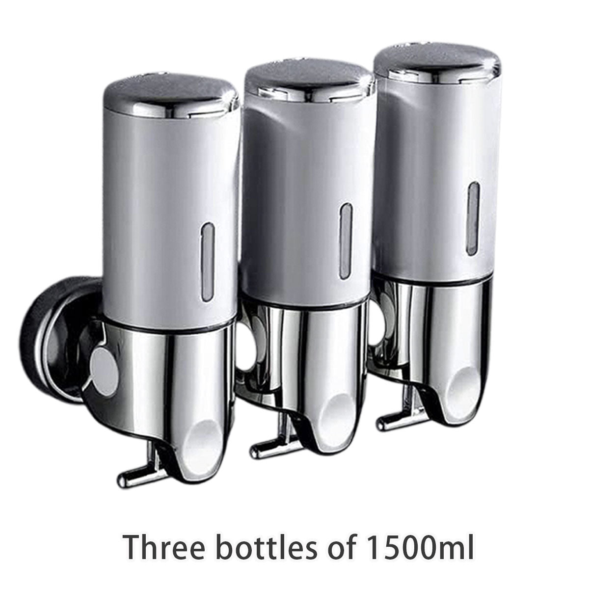 Lever Soap Dispenser Manual Push Shower Gel Hotel Bathroom Use