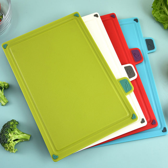 4 Pcs Chopping Boards with Colour Coding