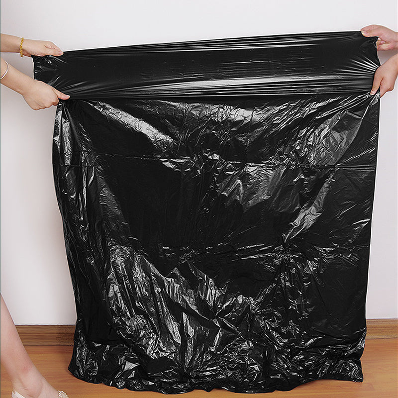 100 Pcs Heavy Duty Black Garbage Bags for Hotel Property
