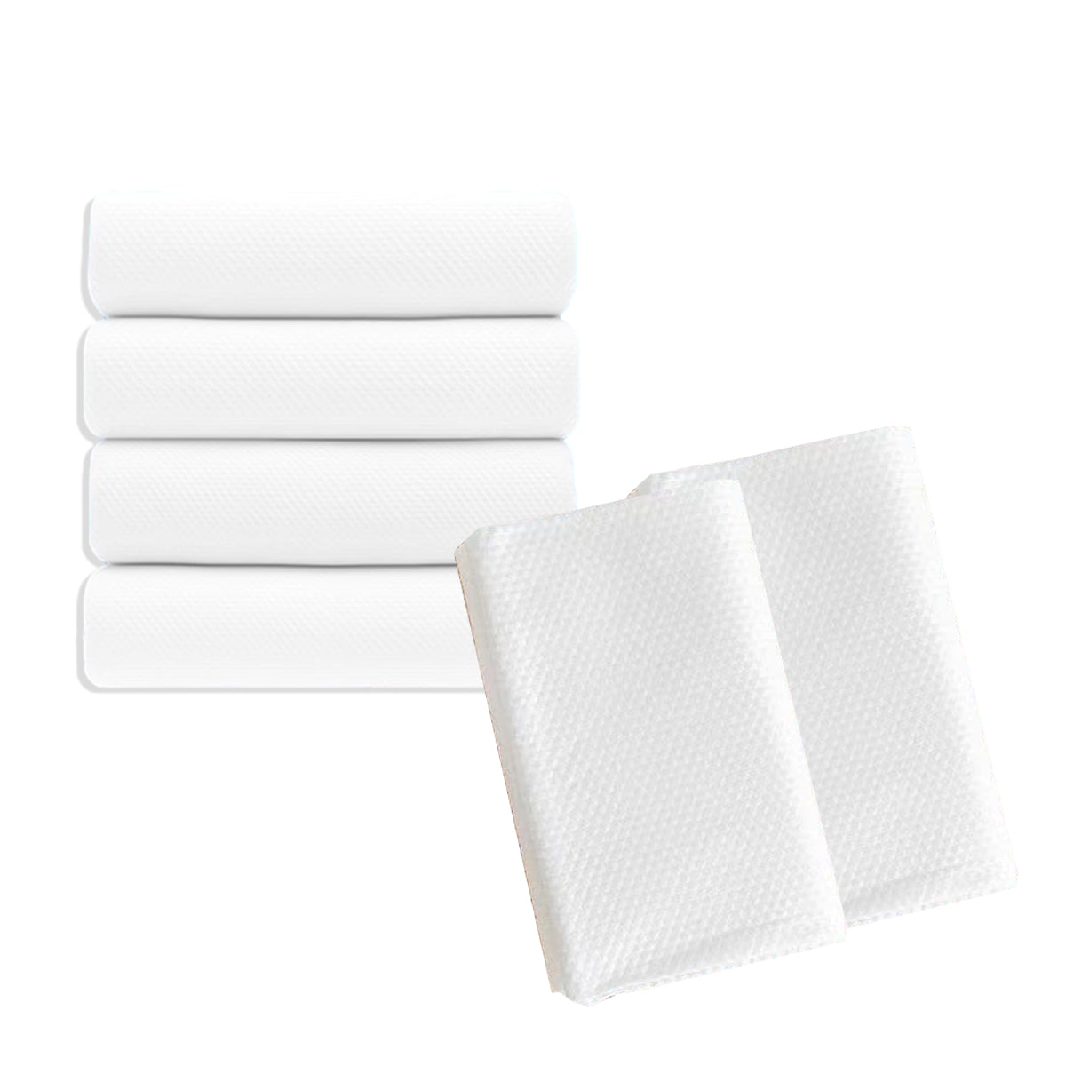 6PCS Thick Disposable Bath Towels Individually Wrapped Large