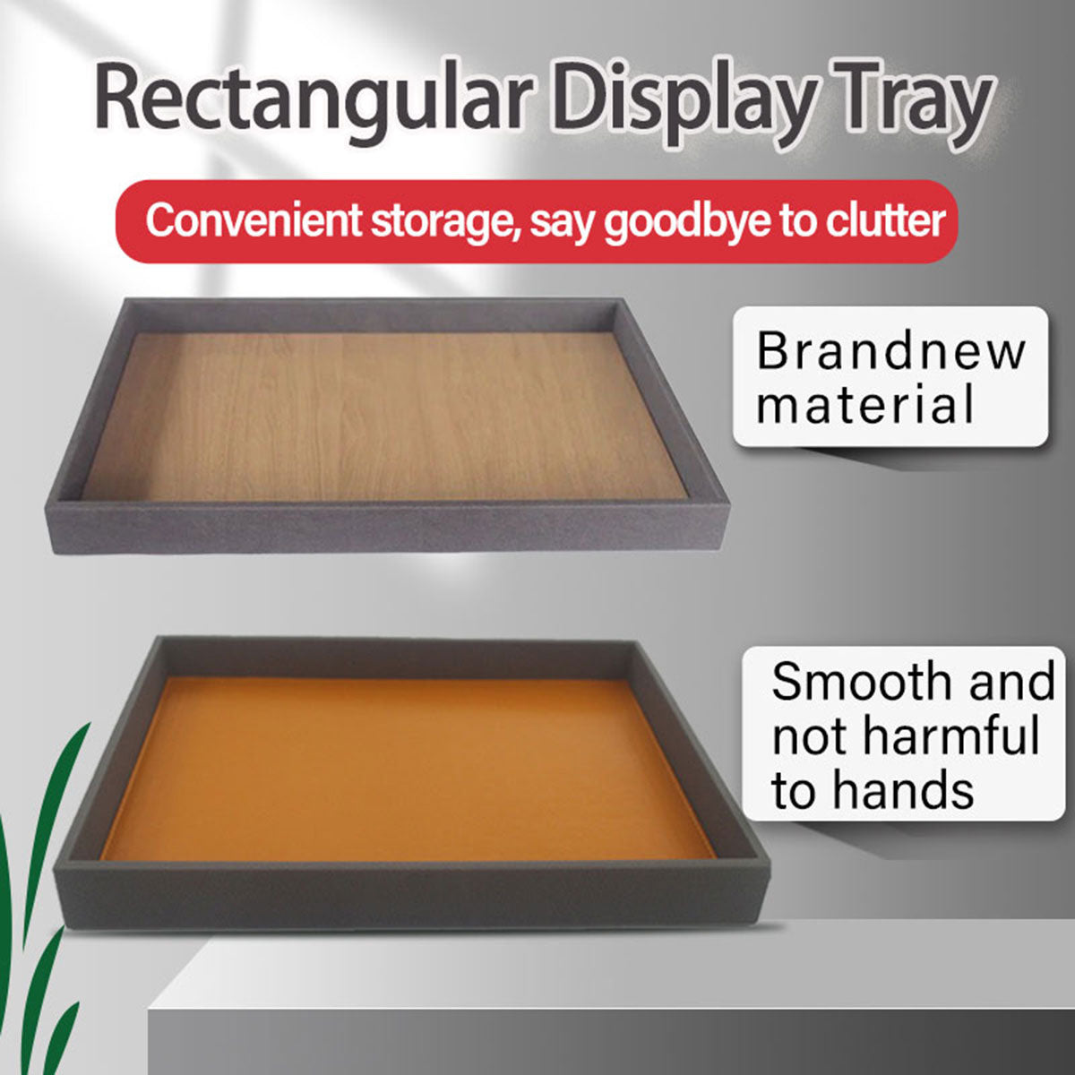 Sundry Storage Tray Rectangular for Hotel Room Organization