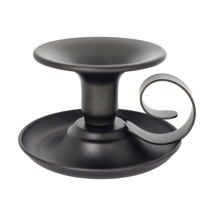 2pcs European Iron Candle Holders for Candlelight Dinner Decorative Lighting