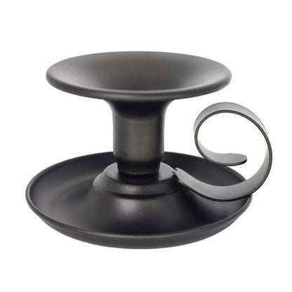2pcs European Iron Candle Holders for Candlelight Dinner Decorative Lighting