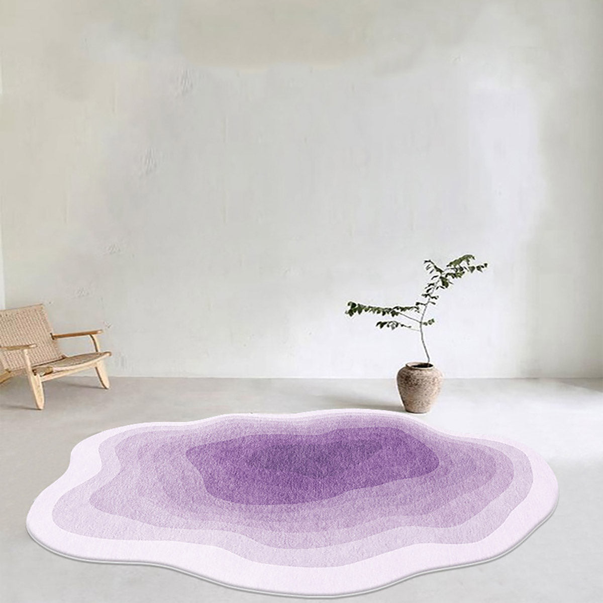 Fresh Ins Style Shaped Cashmere Carpet Bedroom Study Living Room Full Blanket Cloakroom Dressing Table Anti-slip Blanket