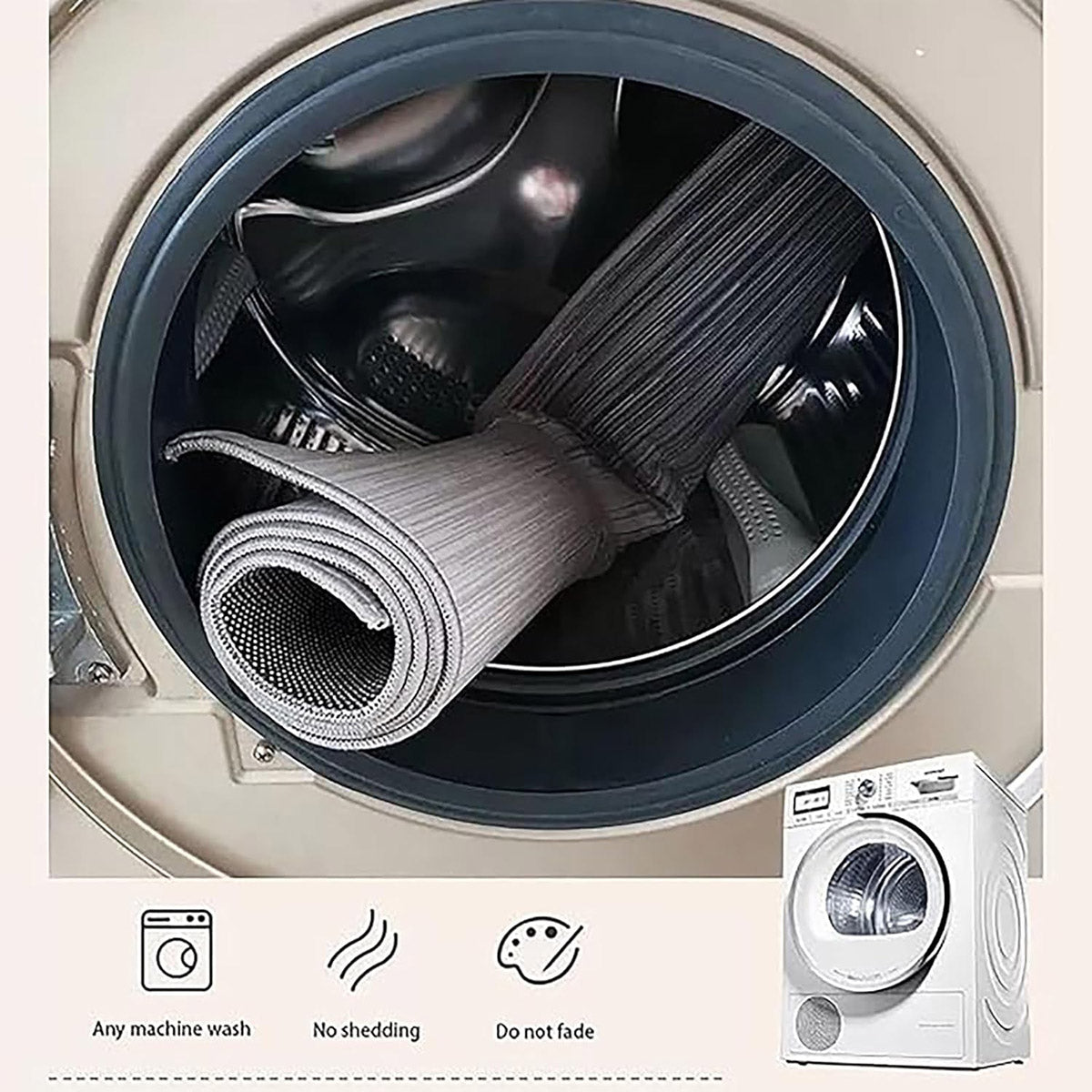 Fresh Ins Style Shaped Cashmere Carpet Bedroom Study Living Room Full Blanket Cloakroom Dressing Table Anti-slip Blanket