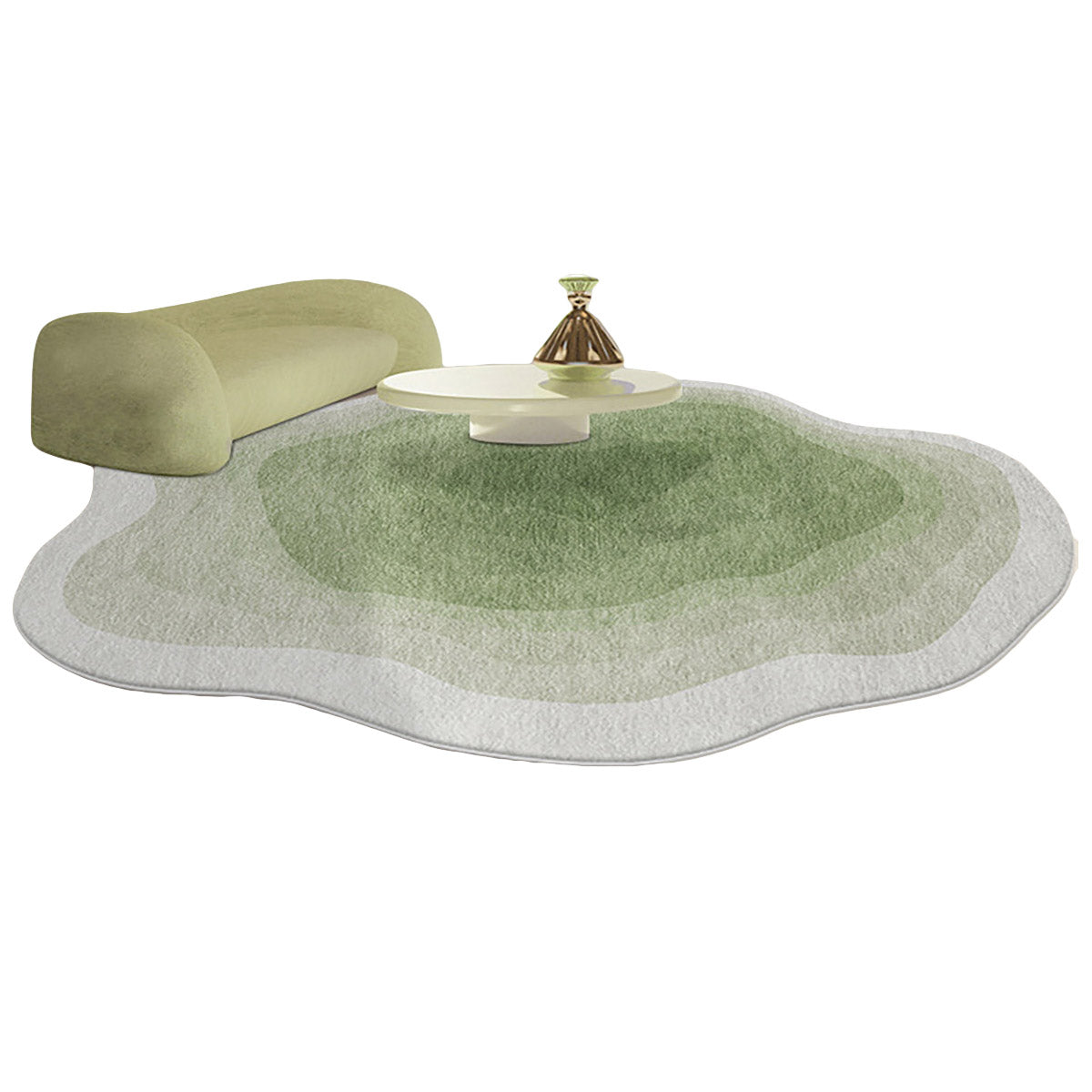 Fresh Ins Style Shaped Cashmere Carpet Bedroom Study Living Room Full Blanket Cloakroom Dressing Table Anti-slip Blanket
