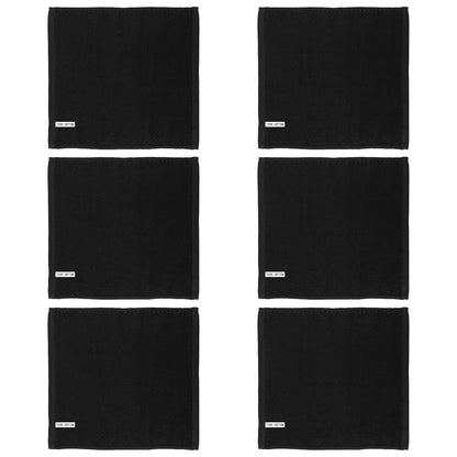 12PCS Cotton Dish Towel Set Black White Checkered Kitchen Cloths