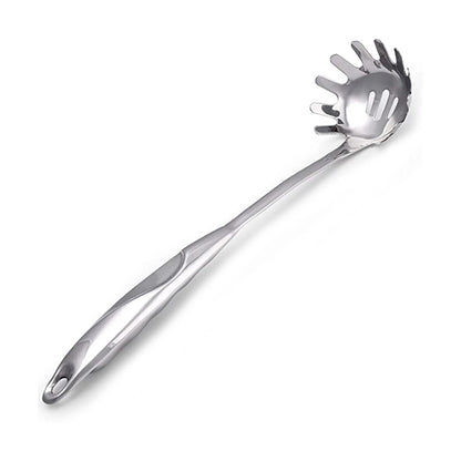 Stainless Steel Pasta Server Cooking Tool Spaghetti Spoon Fork Kitchen Utensil