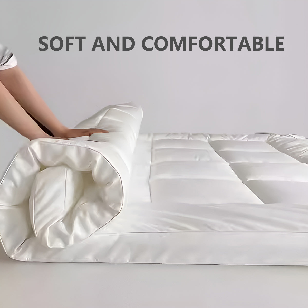 Hotel Mattress Comfort Pad 7cm Quilted Cotton Topper