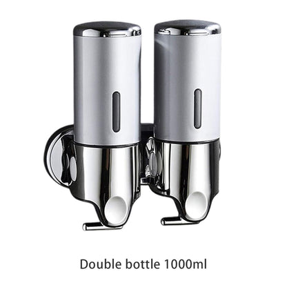 Lever Soap Dispenser Manual Push Shower Gel Hotel Bathroom Use