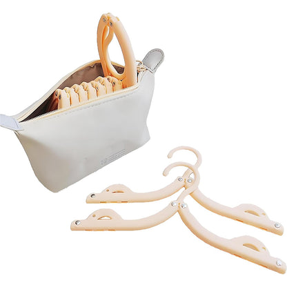 8 Pcs Portable Foldable Clothes Hangers with Storage Bag