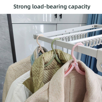 8 Pcs Portable Foldable Clothes Hangers with Storage Bag